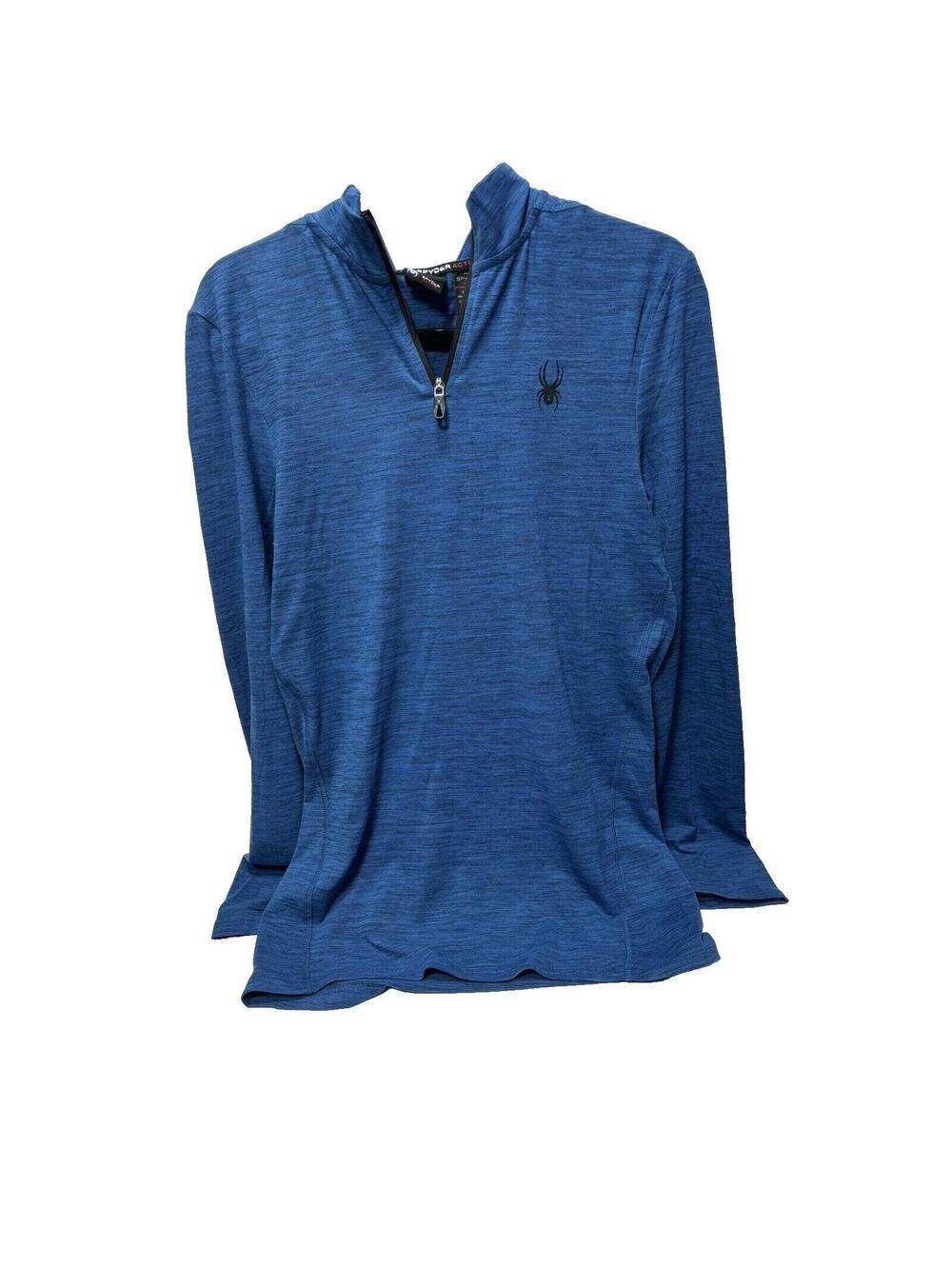 Spyder Activewear Men’s Medium Blue Long Sleeve Activewear Shirt
